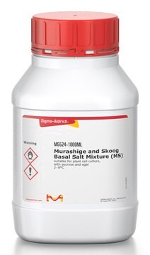 Mistura de sais basal do meio de Murashige e Skoog (MS) powder, suitable for plant cell culture