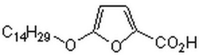 TOFA A cell-permeable furoic acid compound that acts as a potent, reversible, and competitive inhibitor of acetyl-CoA carboxylase (ACC), a key enzyme involved in the fatty acid biosynthesis.