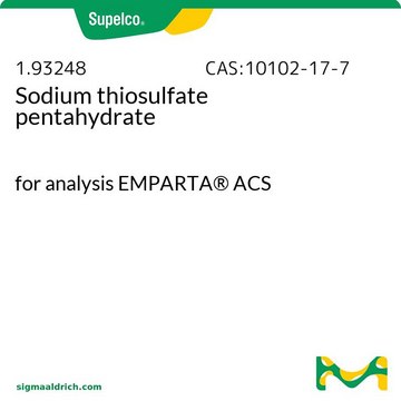 Thiosulfate de sodium pentahydraté for analysis EMPARTA&#174; ACS