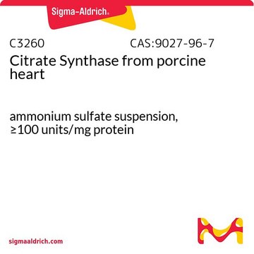 クエン酸シンターゼ ブタ心臓由来 ammonium sulfate suspension, &#8805;100&#160;units/mg protein