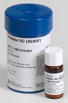 Pefabloc&#174;&nbsp;SC powder, solubility: 100 mg/mL in aqueous buffer, suitable for blocking, suitable for protein purification