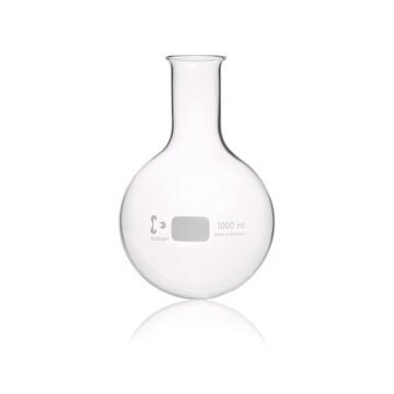 DURAN&#174; narrow mouth reaction flask with beaded rim glass flask, flask capacity (10,000&#160;mL), single neck, round bottom