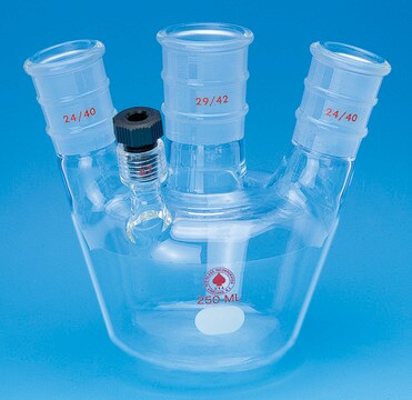 Ace European-style three-neck flask capacity 500&#160;mL