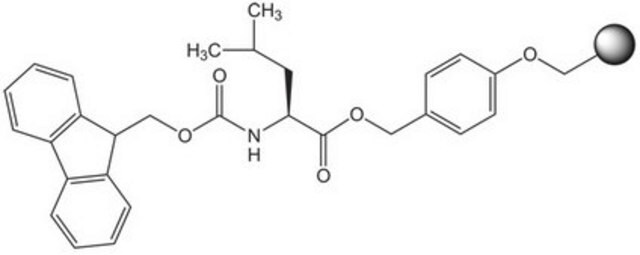 Fmoc-Leu-Wang resin LL (100-200 mesh) Novabiochem&#174;