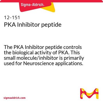 Peptyd inhibitora PKA The PKA Inhibitor peptide controls the biological activity of PKA. This small molecule/inhibitor is primarily used for Neuroscience applications.