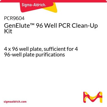 GenElute&#8482; 96孔PCR回收试剂盒 4 x 96 well plate, sufficient for 4 96-well plate purifications