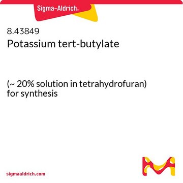 Potassium tert-butylate (~ 20% solution in tetrahydrofuran) for synthesis