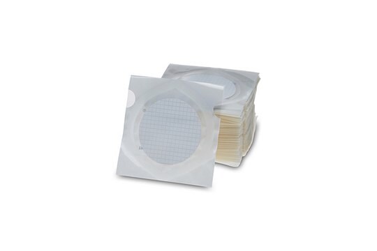 Whatman&#174; ME membranes for microbiological control ME27/61, 3.1 mm grid, pore size 0.8&#160;&#956;m, black grid, diam. 47&#160;mm