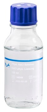 Roztwór NaCl (fizyczny) bottle of, ready-to-use, bottle volume 100&#160;mL , filling volume