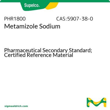 Metamizolnatrium Pharmaceutical Secondary Standard; Certified Reference Material