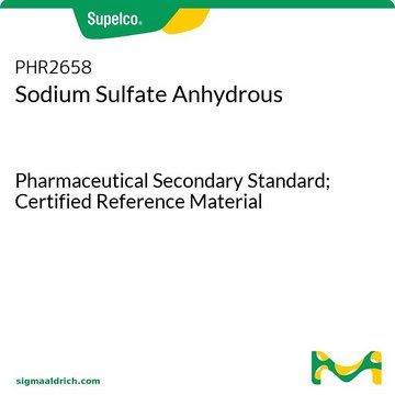 Bezwodny siarczan sodu Pharmaceutical Secondary Standard; Certified Reference Material