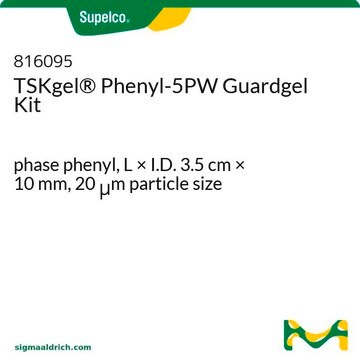 Kit Guardgel TSKgel&#174; fenil-5PW phase phenyl, L × I.D. 3.5&#160;cm × 10&#160;mm, 20&#160;&#956;m particle size