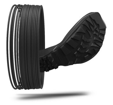 Flexability TPE-HP flexible3D printing filament black hole, diam. 1.75&#160;mm