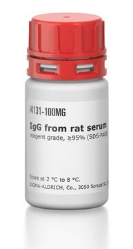 IgG aus Rattenserum reagent grade, &#8805;95% (SDS-PAGE), essentially salt-free, lyophilized powder