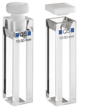 Hellma&#174; 半微量荧光比色皿 High Performance Quartz Glass, spectral range 200-2500 nm, pathlength 10x4&#160;mm, chamber volume 1000&#160;&#956;L