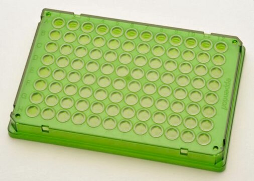 Eppendorf&#174; twin.tec PCR Plates 96 Optimized rim for barcodes, skirt, well volume 150&#160;&#956;L, green, pkg of 300&#160;ea