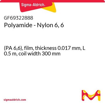 Polyamide - Nylon 6, 6 (PA 6,6), film, thickness 0.017&#160;mm, L 0.5&#160;m, coil width 300&#160;mm