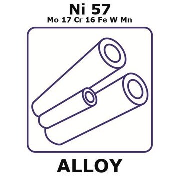 Hastelloy&#174; C276 - heat resisting alloy, Ni57Mo17Cr16FeWMn 200mm tube, 3.2mm outside diameter, 0.9mm wall thickness, 1.4mm inside diameter