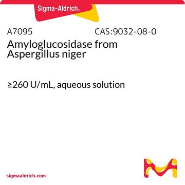 Amyloglucosidase from Aspergillus niger &#8805;260&#160;U/mL, aqueous solution