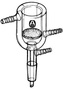 Aldrich&#174; jacketed Buchner funnel with joint capacity 350&#160;mL, disc diam. 80&#160;mm, porosity 145-175&#160;&#956;m, joint: ST/NS 24/40