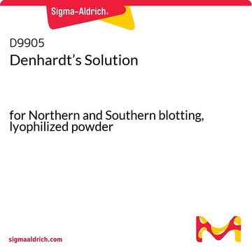 Denhardt’s溶液 for Northern and Southern blotting, lyophilized powder