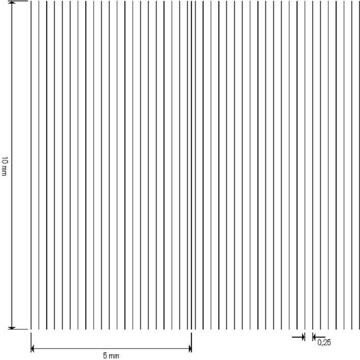 BRAND&#174; counting chamber BLAUBRAND&#174; Nageotte pattern without clips, double ruled