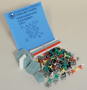 Cochranes Molekül-Modell minit, lattices, single kit with booklet