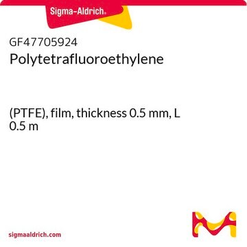 Polytetrafluoroethylene (PTFE), film, thickness 0.5&#160;mm, L 0.5&#160;m