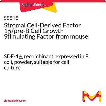 ストロマ細胞由来因子1&#945;/プレB細胞増殖刺激因子 マウス由来 SDF-1&#945;, recombinant, expressed in E. coli, powder, suitable for cell culture