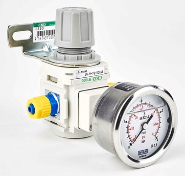 Regolatore della pressione dell’acqua di alimentazione per sistemi Milli-Q&#174; Regulates the feed water pressure above 0.3 bars, Adjusts inlet water pressure upstream of water purification systems to regulate the pressure according to the system&#8242;s requirements