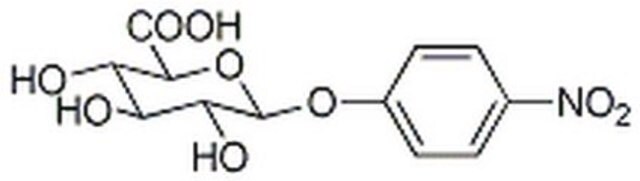 p-Nitrophenyl-&#946;-D-glucuronide Chromogenic substrate for &#946;-glucuronidase (Km = ~0.22 mM).