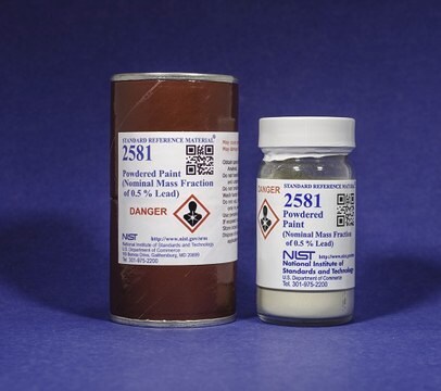 Powdered paint NIST&#174; SRM&#174; 2581, nominal 0.5% lead