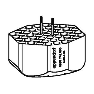 Adapter for Eppendorf&#174; S-4x Universal Large Rotor capacity, 52 x 5 mL FACS, pack of 2