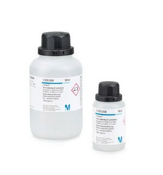 Sodium standard solution traceable to SRM from NIST NaNO&#8323; in HNO&#8323; 0.5 mol/l 1000 mg/l Na Certipur&#174;