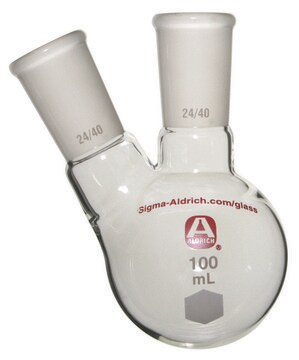 Aldrich&#174; two-neck round-bottom flask capacity 250&#160;mL, Joints: ST/NS 24/40 (2)