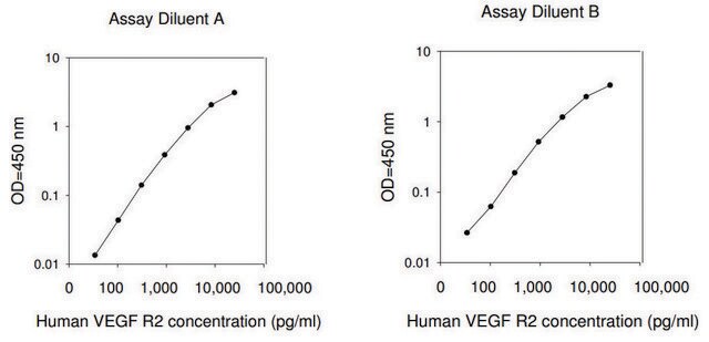 人VEGF R2 ELISA试剂盒 for serum, plasma, cell culture supernatant and urine