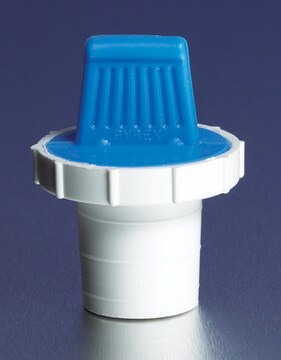 Pyrex&#174; HDPE stopper, improved form stopper joint: 22