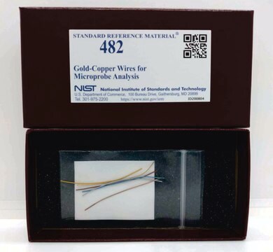 Gold-copper wires for microprobe analysis NIST&#174; SRM&#174; 482