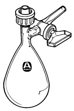 Reaktionskolben mit Glashahn am Seitenarm capacity 25&#160;mL, male joint: ST/NS 14/20