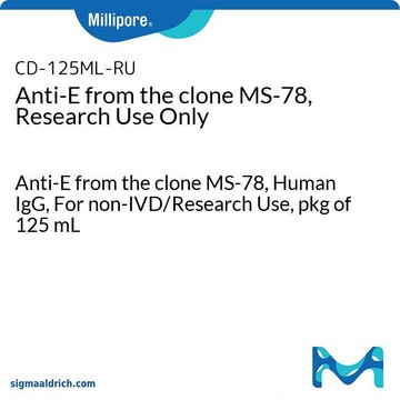 Human IgG Monoclonal Antibodies For Research Use Anti-E from the clone MS-78, Human IgG, For non-IVD/Research Use, pkg of 125&#160;mL