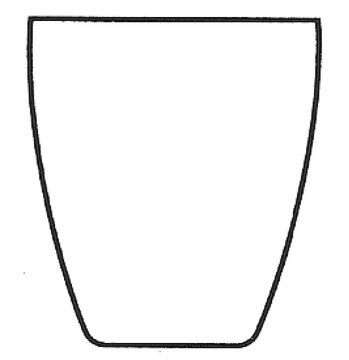 Platinum crucible, with reinforced rim capacity 15&#160;mL