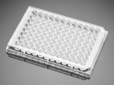 Corning&#174; Falcon&#174; Cell Culture Plate wells, 96, Tissue Culture (TC)-treated surface, round bottom clear wells, sterile