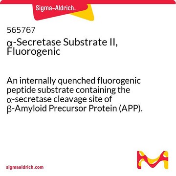 &#945;&#945;-Sekretase-Substrat&nbsp;II, fluorogen An internally quenched fluorogenic peptide substrate containing the &#945;-secretase cleavage site of &#946;-Amyloid Precursor Protein (APP).