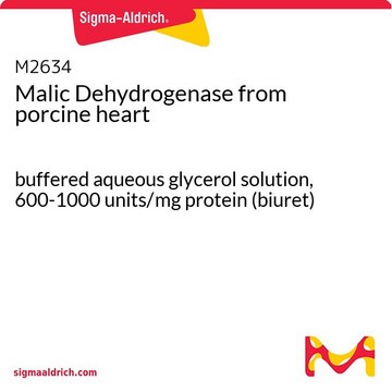 Äpfelsäure-Dehydrogenase aus Schweineherz buffered aqueous glycerol solution, 600-1000&#160;units/mg protein (biuret)