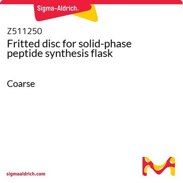 Fritted disc for solid-phase peptide synthesis flask Coarse