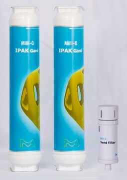 Milli-Q&#174; IX Purification Cartridge Kit for use with Milli-Q&#174; IX 7010/15, Protects the RO membrane and preserves stored pure (Type 2) water quality