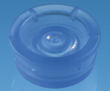 BRAND&#174; UV cuvette lids, PE round blue lid