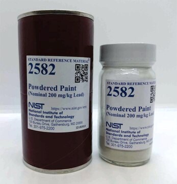 Pulverisierte Farbe NIST&#174; SRM&#174; 2582, nominal 200mg/kg lead