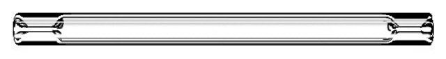 Splitless, with dual-taper pkg of 5&#160;ea