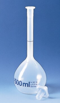 BRAND&#174; volumetric flask, PP volume 1,000&#160;mL, accuracy: 0.8&#160;mL